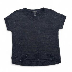 vintage inc sequin crochet top